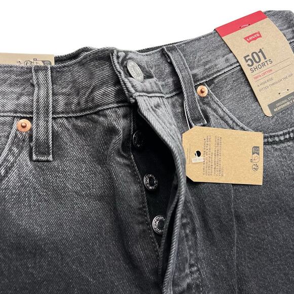 New Women’s Levi’s 501 Original High Rise Shorts Size 29 - Picture 3 of 10